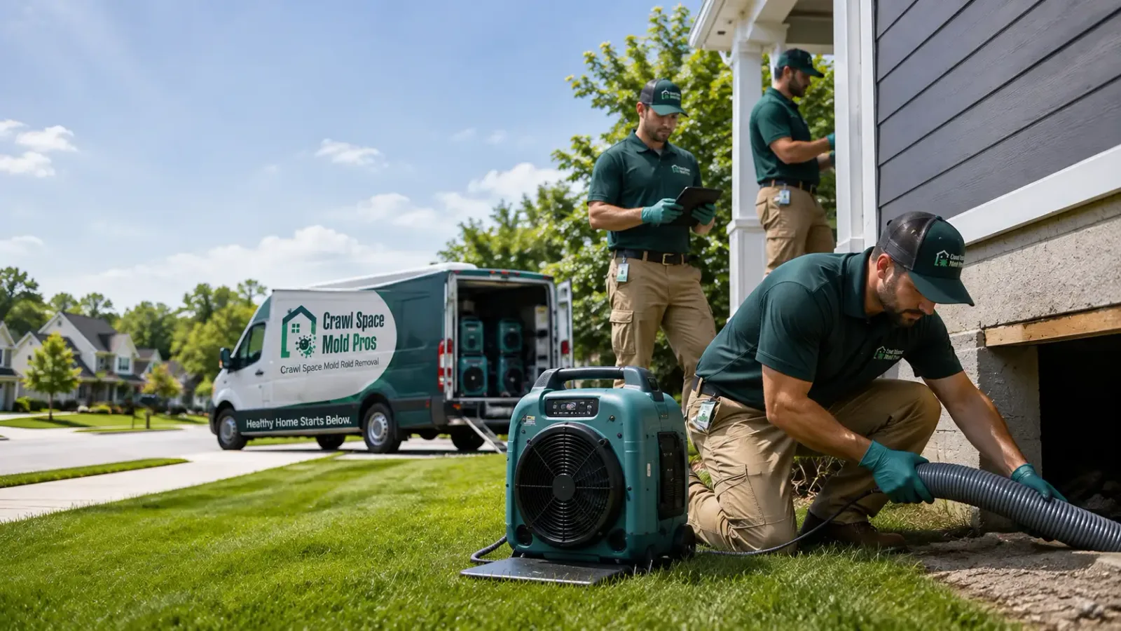 Crawl Space Mold Removal in Northbrook, IL